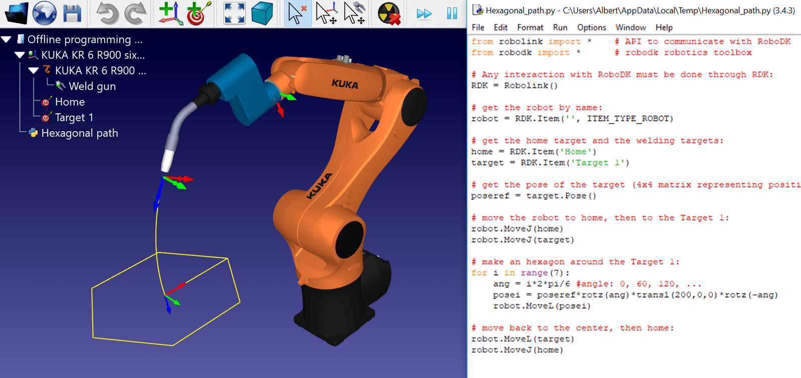 offline robot programming